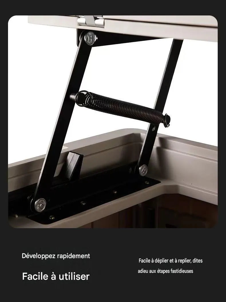 [Paiement à la livraison, livraison sous 24 heures]Table pliante et extensible et boîte de rangement pliable à grande capacité