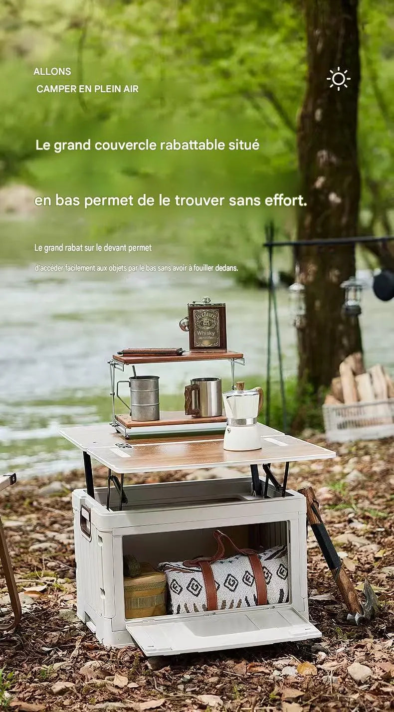 [Paiement à la livraison, livraison sous 24 heures]Table pliante et extensible et boîte de rangement pliable à grande capacité