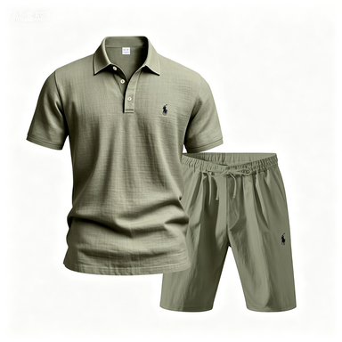 BreezeLinen Cool Summer Two Piece Set