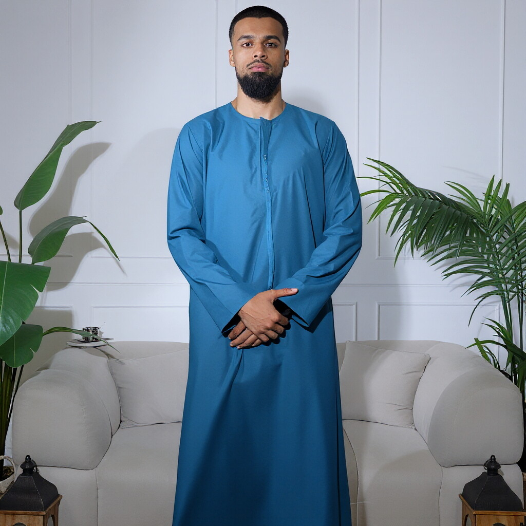 Classic Emirati Long Thobe Robe