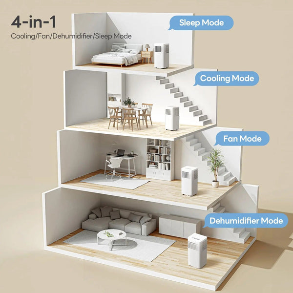 CoolMist Four in One Portable AC
