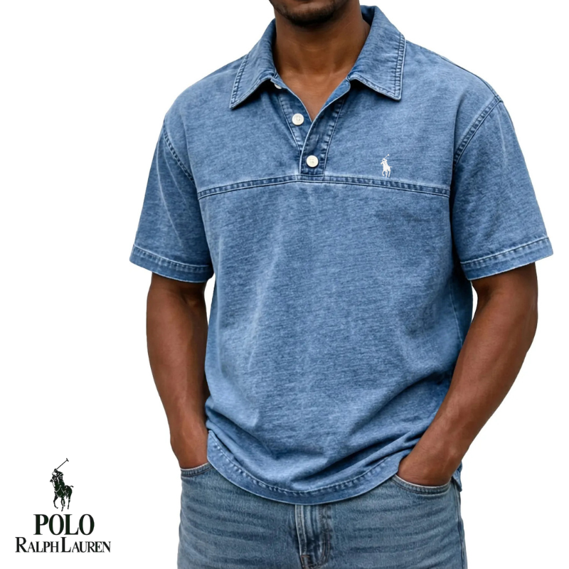 Vintage Washed Slim Polo Shirt